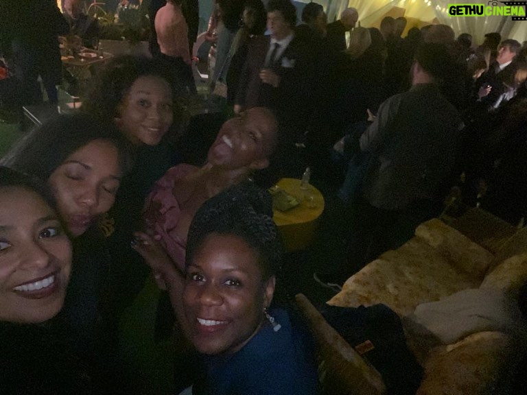 Jerrika Hinton Instagram - floofy, pink and soft last night, celebrating our @huntersonprime baby with the world 💕
