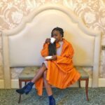 Jerrika Hinton Instagram - Put on a box of crayons and went to London to talk #HuntersTV London, Unιted Kingdom