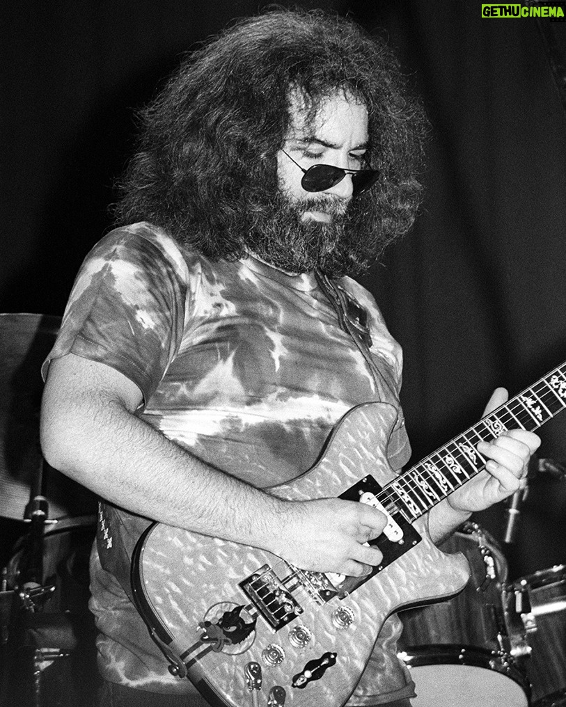 Jerry Garcia - 2.8K Likes - Jerry and Wolf on this date in 1978 at Selland Arena in Fresno, shot by Ed Perlstein. 🐺