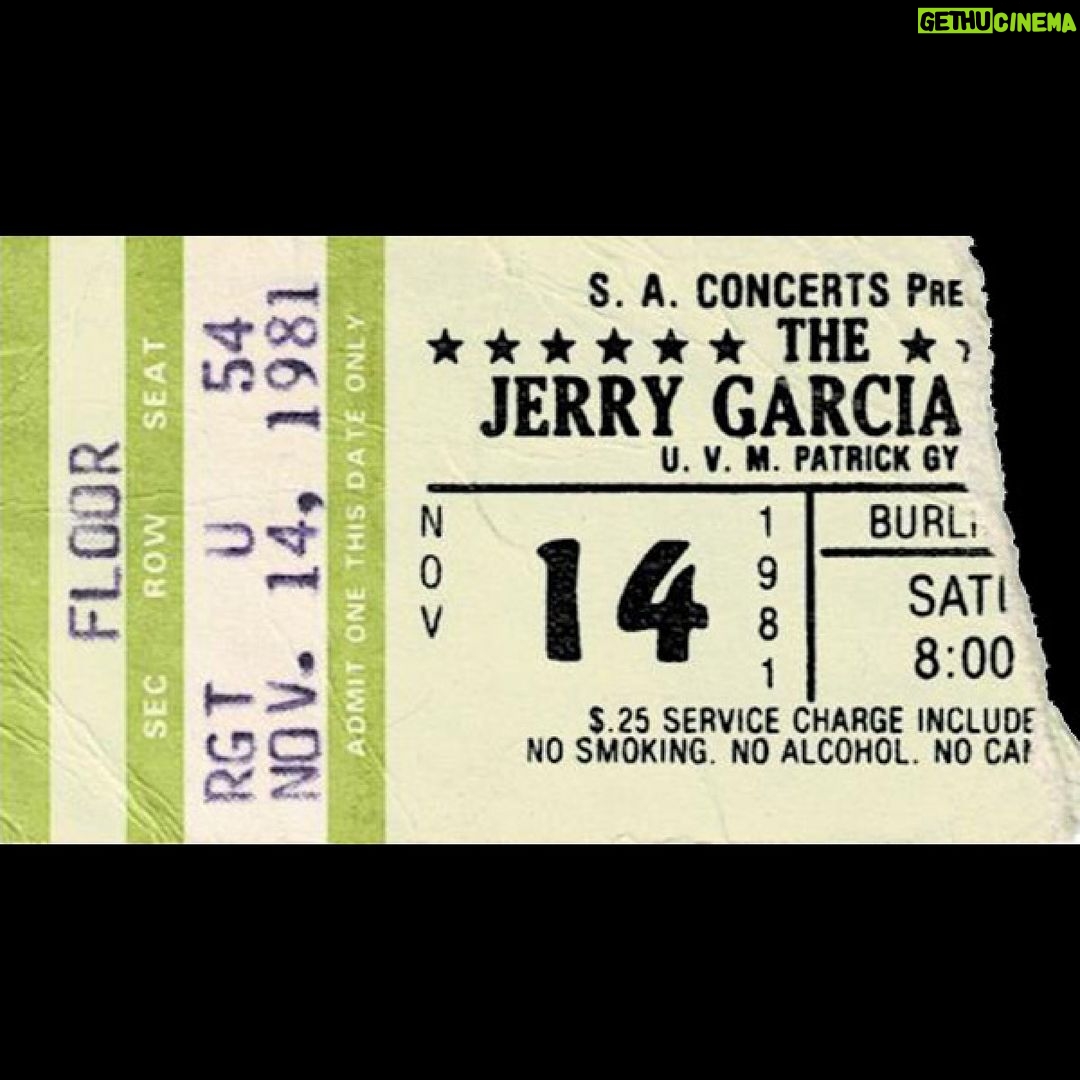 Jerry Garcia Instagram - Jerry & the JGB had the University of Vermont’s Patrick Gym in a frenzy on this night in ‘81. Swipe to read a partial review of the show from Burlington Free Press. Patrick Gymnasium