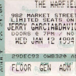 Jerry Garcia Instagram - Jerry and @daviddawggrisman played the Warfield on this night back in 1994. The show included 3 debuts in the first set– "Teddy Bear’s Picnic," "Dark As A Dungeon," and "Bow Wow" – with the latter two marking their only live rendition by the duo. Were you part of the audience that night?