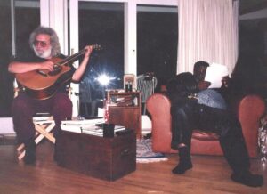 Jerry Garcia Instagram - A Christmas memory shared by @melvinseals with Paste Magazine in 2012:

Every Christmas, Seals and the other musicians would go to Garcia’s house for a small gathering. Seals recalls one particular Christmas gathering, “One year I went up there and just kinda sat in Jerry’s chair. He had a big designer cushioned chair. I just sat there all night. I didn’t get up and play the piano or anything. I just sat there until I left.” Garcia said to Seals, “Man you sure do look comfortable,” and Seals replied, “Man, this is a great chair.” According to Seals, that’s all he ever said, “and two days later, that chair was delivered to my house. I didn’t ask for it or see that coming. I just said that I enjoyed sitting in it in his house and he had it delivered to me.”