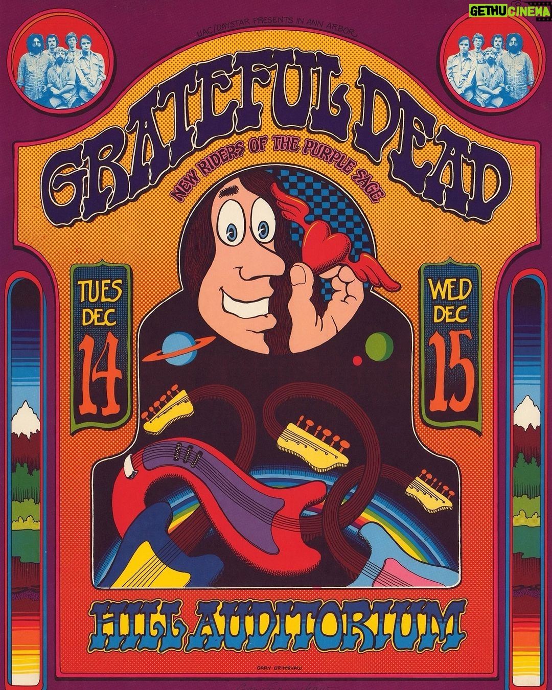 Jerry Garcia - 2.2K Likes - The Dead got into the holiday spirit at their 1971 show in Ann Arbor, MI (Hill Auditorium), playing their last known performance of “Run, Rudolph, Run.” 🦌