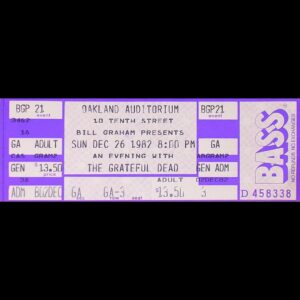 Jerry Garcia Instagram - Did you know that for four years in a row, from ‘79 to ‘82, the Grateful Dead spent the day after Christmas playing at the Oakland Auditorium? Well, now you do. 😉

📸: @jayblakesberg (1979)