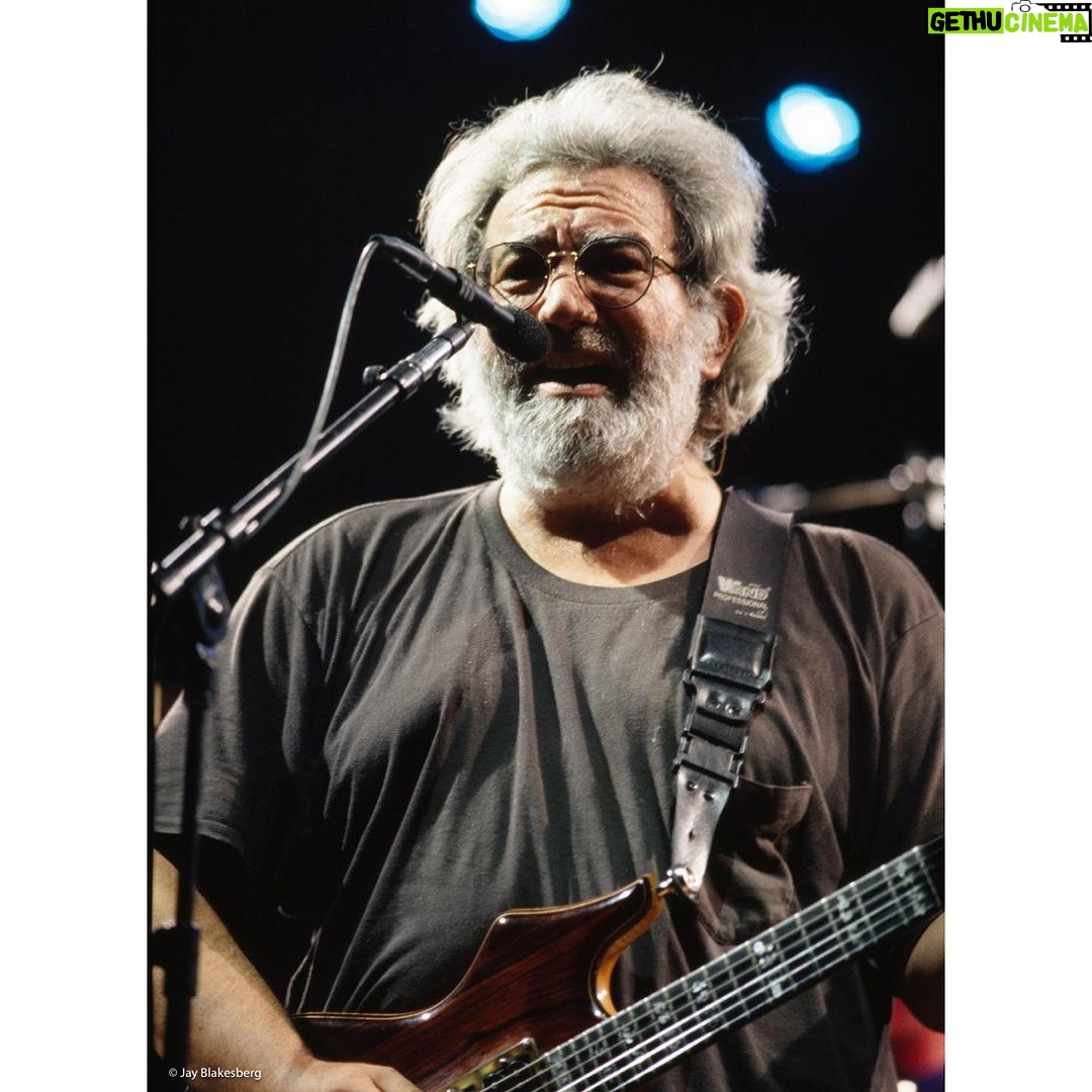 Jerry Garcia - 1.8K Likes - A few shots of Captain Trips from the Dead’s sold-out show at Oakland County Coliseum on this date in 1992. ⚡️
📷: @jayblakesberg