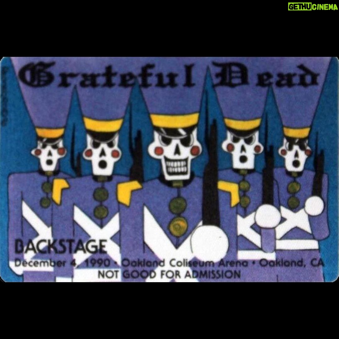 Jerry Garcia Instagram - On this day in 1990, the @gratefuldead wrapped up their Mountain/West Tour with a final show at the McNichols Sports Arena in Denver, CO. Swipe to see some of the backstage passes from the tour.