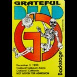 Jerry Garcia Instagram - On this day in 1990, the @gratefuldead wrapped up their Mountain/West Tour with a final show at the McNichols Sports Arena in Denver, CO. Swipe to see some of the backstage passes from the tour.