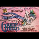 Jerry Garcia Instagram - On this day in 1990, the @gratefuldead wrapped up their Mountain/West Tour with a final show at the McNichols Sports Arena in Denver, CO. Swipe to see some of the backstage passes from the tour.