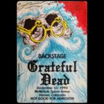 Jerry Garcia Instagram - On this day in 1990, the @gratefuldead wrapped up their Mountain/West Tour with a final show at the McNichols Sports Arena in Denver, CO. Swipe to see some of the backstage passes from the tour.