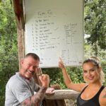 Jessica-Jane Stafford Instagram - Completed the ‘Filthy Fifty’ @rewildibiza (with lots chatting and playing with the dogs in between lol..!) #IbizaGym #RewildIbiza #ItsNotWastingTimeIfYourePlayingWithADog