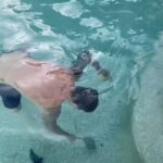 Jessica-Jane Stafford Instagram - Code brown! There’s been a 💩 scandal! 🥴😭 Ibiza isn’t all glitz and glam mate… sometimes you have to suck it up and scoop some poo in the pool 🫠💩🤿