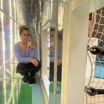 Jessica-Jane Stafford Instagram – When your kid scams you into believeing they’re too poorly for school and your now sat in an empty soft play with them. #BabyHustler #HustlerGotHustled