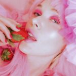 Jessica Cook Instagram - D.A.N.K. “Under the Strawberry Moon” Created by: @raquelhoque Model: @jessicamcook