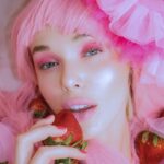Jessica Cook Instagram - D.A.N.K. “Under the Strawberry Moon” Created by: @raquelhoque Model: @jessicamcook
