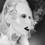Jessica Cook Instagram - D.A.N.K. "Ink'd" Created by: @raquelhoque Model: @jessicamcook Add’l MUP: @allielizabeth mua 📸: @dj_nv_