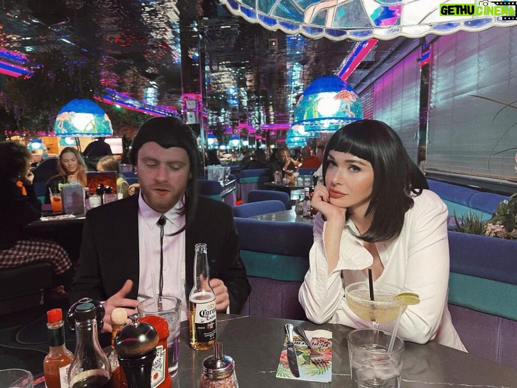 Jessica Cook Instagram - Vincent: I gotta know what a $5.00 shake tastes like. Mia: You can use my straw. I don't have cooties. Vincent: Yeah, but maybe I do. Mia: Cooties, I can handle. Vincent: All right...Goddamn, that's a pretty f***in' good milkshake. -ℙ𝕦𝕝𝕡 𝔽𝕚𝕔𝕥𝕚𝕠𝕟 (𝟙𝟡𝟡𝟜) . . . . . #Quentintarantino #pulpfiction #miawallace #vincentvega