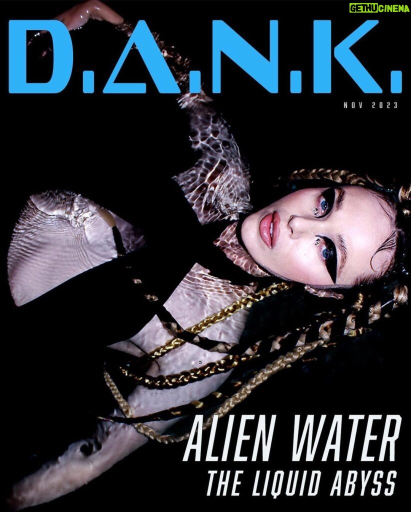 Jessica Cook Instagram - D.A.N.K “Alien Water” Created by: @raquelhoque Model: @jessicamcook Assist: @go_for_neens @dankmagazinecollective Los Angeles, California