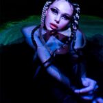 Jessica Cook Instagram - D.A.N.K “Alien Water” Created by: @raquelhoque Model: @jessicamcook Assist: @go_for_neens @dankmagazinecollective Los Angeles, California