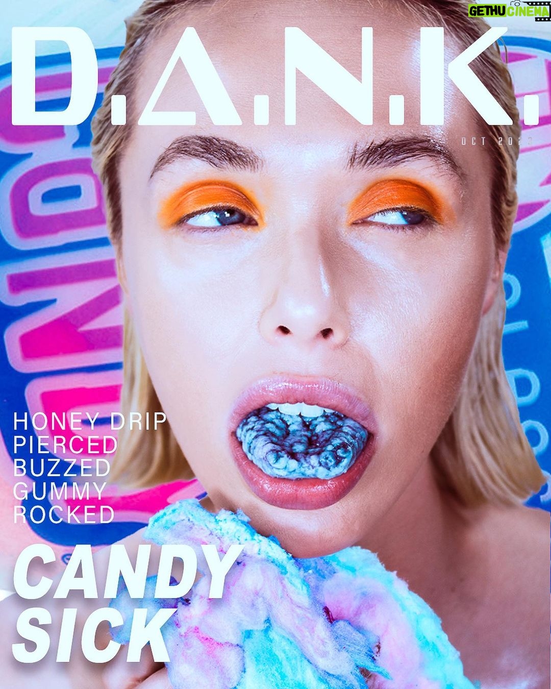 Jessica Cook Instagram - D.A.N.K “Candy Sick” Created by: @raquelhoque Model: @jessicamcook SFX: @imitation.of.life @dankmagazinecollective