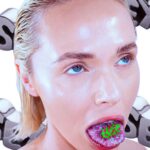 Jessica Cook Instagram - D.A.N.K “Candy Sick” Created by: @raquelhoque Model: @jessicamcook SFX: @imitation.of.life @dankmagazinecollective