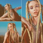 Jessica Cook Instagram - D.A.N.K “Earth, Wind & Fire” Created by: @raquelhoque Model: @jessicamcook Assist: @go_for_neens @dankmagazinecollective Los Angeles, California