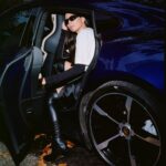 Jessica Gomes Instagram - skrrt skrrt @porscheaus @porsche_woman Photographed by @baanjo Australian Fashion Week