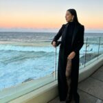 Jessica Gomes Instagram - Was such a special evening celebrating @ausfashionweek @afterpayau in collaboration with @thread_together so lovely to see these wonderful organisations collide & look to a better future for sustainability. Wearing @michaellosordo Styled by @nichhiawippell Make up by @lindajefferyesmakeup Hair by @_roryrice_ Icebergs Dining Room and Bar