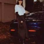 Jessica Gomes Instagram - skrrt skrrt @porscheaus @porsche_woman Photographed by @baanjo Australian Fashion Week