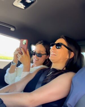 Jessica Gomes Instagram - Unforgettable weekend with @kiaaustralia taking the #KiaEV6GT for a spin and lots more. 
Thank you so much for having me. 
#KiaAustralia 🎾 @australianopen 🏆
