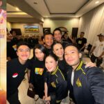 Jessica Mila Instagram - Cheers to the grand launch of Kesatria Bengawan Solo!🏀 A wonderful evening filled with moments to cherish✨ Wishing this incredible team a journey filled with triumphs, teamwork, and unforgettable moments🤍 Looking forward for our next visit already! @kesatriabengawansolo