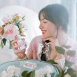 Jessica Mila Instagram - The Miss Dior fragrances take you on stunning olfactory strolls through oceans of multicolored petals and fragrant floral bouquets @diorbeauty 🌸 #MISSDIOR #LOVEISABOUQUET