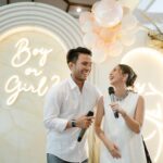 Jessica Mila Instagram - Surrounded by loved ones, we unveil a new chapter in our lives, and it's a baby girl! 💕✨ We're overwhelmed by the love and support we've received on this journey. Thank you all for sharing in our joy and here's to the exciting times that lie ahead! 🤍