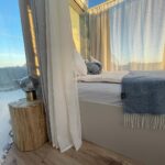 Jessica Schwarz Instagram - Our “Heaven-bubble” is ready for you💫 We put so much love and effort in this fantastic place on the rooftop, from where you can see the lagoon and the mountains of the #arrabidanaturalpark... Enjoy the unforgettable sunset and later on the stars above you, while you relax in your bubble✨ #glamping#setubal#portugal @westwingde #interiordesign #holidays#pureromantic#sunset