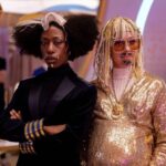 Jessica St. Clair Instagram - If you aren't watching the insanity that is taking place on #Avenue5 on @hbo I don't even know what to say. Standing with one of my favorite Brits and human beings, Nikki Amuka Bird.