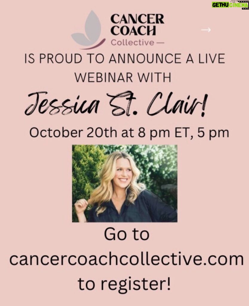 Jessica St. Clair Instagram - I cannot wait to chat with you guys and share with you all my tips and tricks to kick breast cancer's ass!!! Thank you to my angel on earth NP Paige Woodward at @functionalcancercare for including me and if anyone you know is going through treatment, they should contact Paige immediately because she takes the best care of the patient!