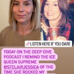 Jessica St. Clair Instagram – It pains me to post this side by side of Deep Dive producer @itsjustcodi looking HOT with both dark auburn and blonde hair. Honestly, I think this older picture is #fakenews and was most likely doctored. I stand by my statements, however harsh. Yours truly, The Ice Queen @junediane