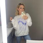 Jessica St. Clair Instagram – Thirst trap. Sweatshirts back in stock…for NOW. Link in bio. @junediane @kinshipgoods