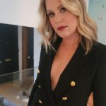 Jessica St. Clair Instagram - My red lip era. 💄 @lexwmakeup 👗 @veronicabeard blonde by @traceycunningham1