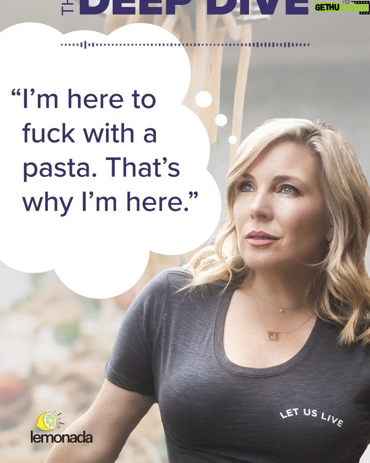 Jessica St. Clair Instagram - Pasta is put on NOTICE. All new Deep Dive. @junediane