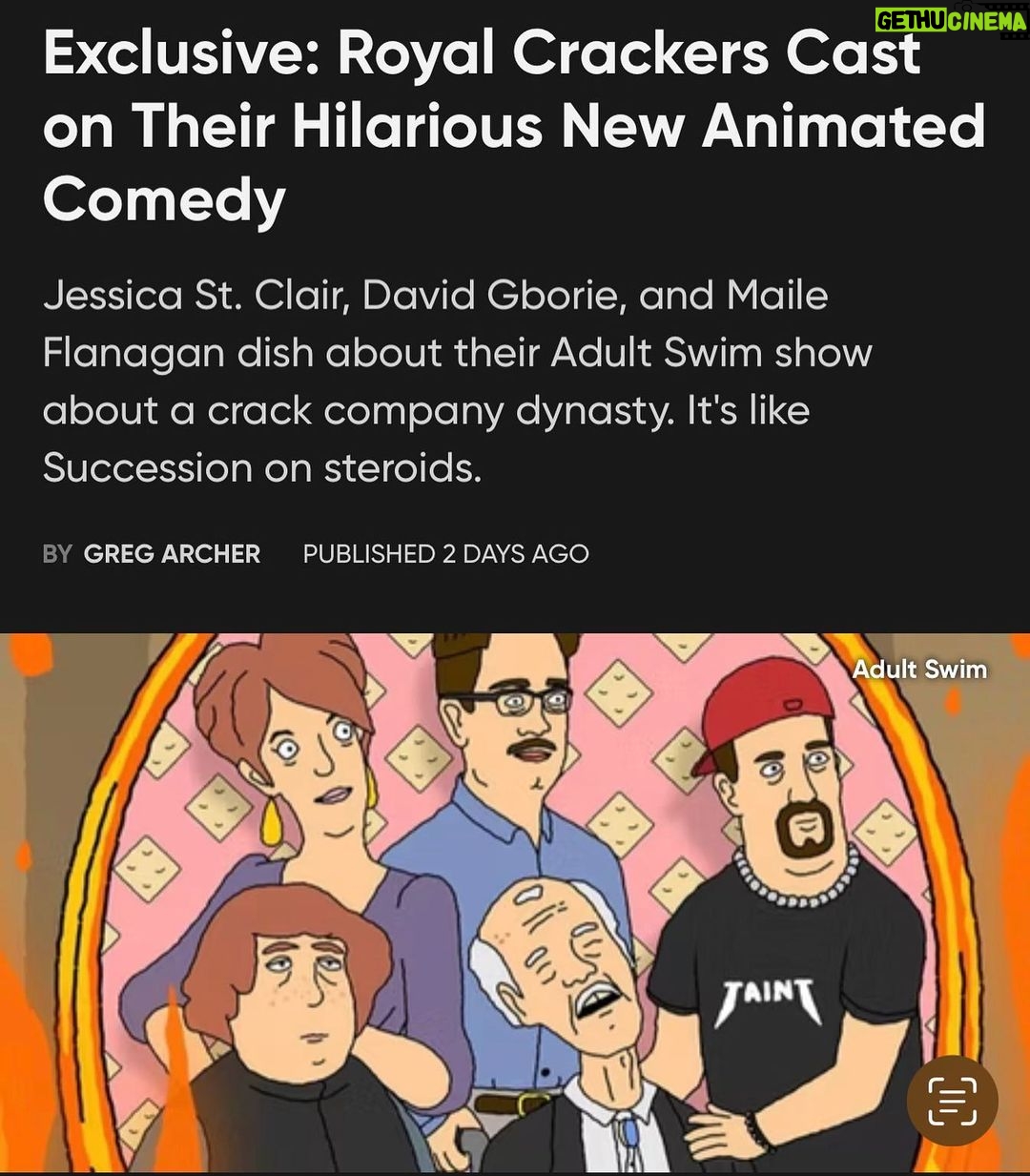 Jessica St. Clair Instagram - This is the most bananas show I have ever been a part of and I'm obsessed. Vintage @adultswim Out now on @hbomax