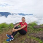 Jheel Mehta Instagram - Photo dump from up in the clouds 🌤️🌄 Swipe to the last video to look at the mesmerizing view from up there! The hike was totally worth it 💯 Had so much fun with my friends and two creative art directors (slide 4) 😂
