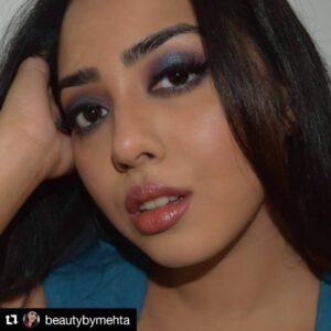 Jheel Mehta Instagram - #Repost @beautybymehta "Color Pop"
・・・
Feeling colorful 'cause the weekend is almost here! 🎨 Had a lot of fun creating this look with a pop of color.
Mua: @jheelmehta_
.
.
.
.
.
.
.
.
.
.
.
.
.
.
.
.
.

#beautybymehta #makeupbyjheelmehta #photoshootathome #photoshoot #makeupphotography #colorpop #makeupartistsofinstagram #behindthechair #beautylover #mumbaibeauty #indianbeauty #maneaddicts #girlboss #makeupartist #popofcolor #maccosmetics #colors #mnyitlook