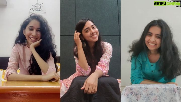 Jheel Mehta Instagram - @Manasiarora15 aur mujhe yeh video shaam mein upload karna tha but @rucha_deshmukh97 from Nashik, was so excited that she convinced us ke vaha shaam ho gayi! 🤪 Glad to finally make a dance cover with my friends!🥺❤ Our cities and dance might be a bit out of sync, but our friendship never is ❤️ Song: Sham (Aisha) Cover: @kennethseb Choreography: @gawdesslike Inspired by: @radhikamayadev_ #dance #bollywood Home