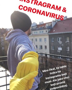 Jiří Mádl Instagram - Jdu s trendy. Prostě jako všichni, neasi.
