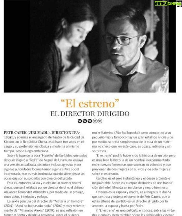 Jiří Mádl - 349 Likes - The PLAY, in Chile