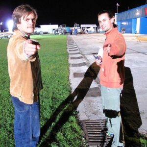 Jiří Mádl Instagram - Nataceni filmu KONFIDENT 2011. Ja a Miro “Pocahountas” Mraz