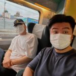 Ji Chang-wook Instagram – 방구랑 기차여행.인줄알았지만 출장 오제길 맨😨😨 하지만 마음만은 여행..🤟🤟