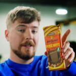 Jimmy Donaldson Instagram - EAT DEEZ NUTZ milk chocolate with peanut butter has been our #1 most requested flavor and it’s finally here go to feastables.com right now if you want to taste DEEZ NUTZ 🥜