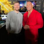 Jimmy Donaldson Instagram - Met The Rock and lost $100,000 😂