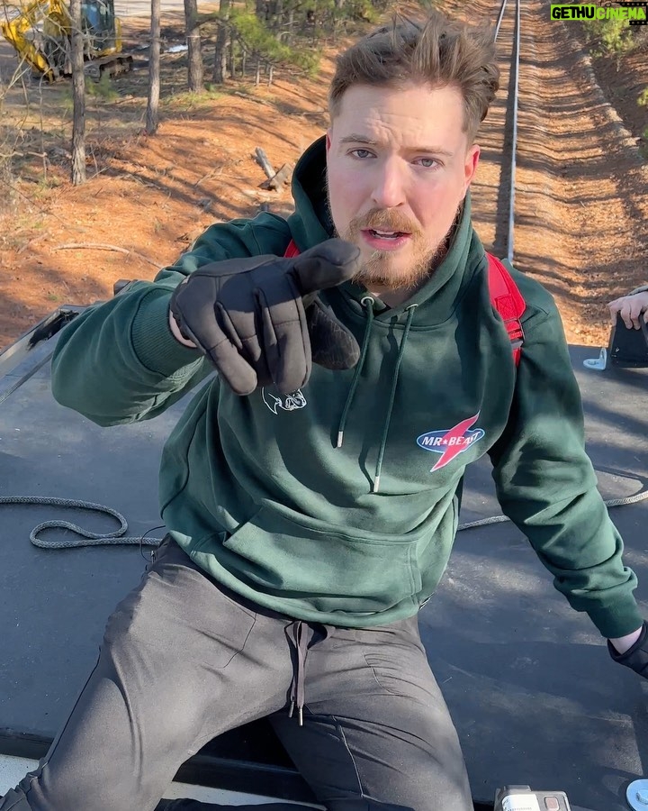 Jimmy Donaldson Instagram - Idk if you knew this but the easiest way to rob a bank is to just rip the vault out. Anyways we just uploaded, go watch